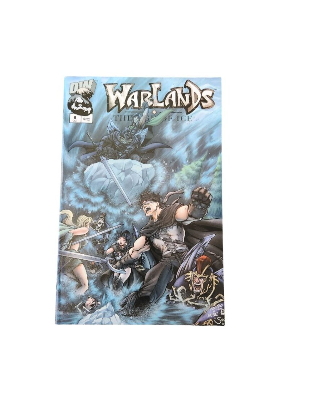 Dreamwave Warlands Age Of Ice #8 2002 Comic Book Collector Bagged Boarded